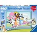 Puzzle RAVENSBURGER "Spaß mit Bluey", bunt, Puzzles, KinderB:18cm H:26cm, Made in Europe, B:18cm H:26cm