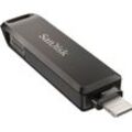 SANDISK USB-Stick "iXpand Luxe 128 GB", schwarz, 128 GB GB, USB-Sticks