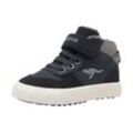 Sneaker KANGAROOS "Kavu Shady EV", Gr. 22, blau (dk navy, steel grau), Textil, sportlich, Schuhe, gefüttert