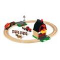 Spielzeug-Eisenbahn BRIO "BRIO WORLD, Bauernhof Set", bunt, Spielzeugfahrzeuge, KinderB:3cm H:5cm T:14cm, Holz, Kunststoff, Made in Europe; FSC - schützt Wald - weltweit, B:3cm H:5cm T:14cm