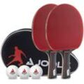 Tischtennisschläger JOOLA "Tischtennis-Set Duo Pro", bunt, TischtennisschlägerB:168mm L:283mm T:4mm, B:168mm L:283mm T:4mm