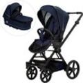 Kombi-Kinderwagen HARTAN "Ivy GTR Outdoor mit Falttasche", Baby, blau (saphir), Aluminium, Kinderwagen, Made in Germany