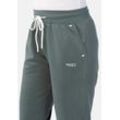 Sporthose STOOKER WOMEN "Sporthose Stooker Women", Damen, Gr. 36/38, grün (balsam grün), angeraute Sweatware, 100% Polyester, sportlich, gerade lang, Hosen, Sporthose Regular Fit Sport Synthetic für Damen