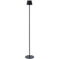 LED Außen-Stehlampe ANDAS "Härhult", schwarz (schwarz matt), H:125,00cm, Lampen, LED Akku-Leuchte, 125 cm, 340 lm, 3000 K, Touchdimmer, schwarz matt