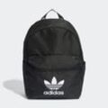 Rucksack ADIDAS ORIGINALS "ADICOLOR BACKPK", schwarz, Rucksäcke, Damen, Obermaterial: 100% Polyester