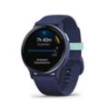 Smartwatch GARMIN "VIVOACTIVE 5", blau, Smartwatches, Fitness Smartwatch Coaching Garmin Pay Rollstuhlmodus