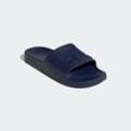 Badesandale ADIDAS SPORTSWEAR "ADILETTE AQUA", Gr. 37, blau (dunkelblau, dunkelblau, dunkelblau), Synthetik, sportlich, Schuhe