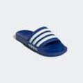 Badesandale ADIDAS SPORTSWEAR "SHOWER ADILETTE", Gr. 37, blau (royal blau, cloud weiß, royal blau), Synthetik, sportlich, Schuhe