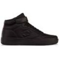 Sneaker LOTTO, Gr. 36, schwarz, Synthetik, clean, sportlich, Schuhe, - in angesagtem Midcut Basketball-Design