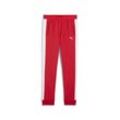 Sporthose PUMA "T7 ALWAYS ON Trainingshose Jungen", Kinder, Gr. 128, Normalgrößen, rot (for all time rot), Obermaterial: 100% Polyester; Rippe: 2% Elasthan, 98% Polyester, unifarben, regular fit, Hosen