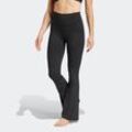 Trainingstights ADIDAS PERFORMANCE "ALL ME FLARE L", Damen, Gr. XS, N-Gr, schwarz, Obermaterial: 80% Polyester, 20% Elasthan, sportlich, Hosen