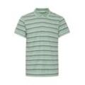 Poloshirt BLEND "Poloshirt BHDominik", Herren, Gr. L, grün (frosty grün), Obermaterial: 60% Baumwolle CO. 40% Polyester PES., casual, regular fit normal, Kurzarm, Shirts