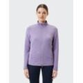 Trainingsjacke JOY SPORTSWEAR "SPORTJACKE PEGGY", Damen, Gr. 42, lila (violet chalk meliert), Obermaterial: 100% Polyester, sportlich, Jacken