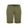 Chinoshorts 11 PROJECT "Chinoshorts PRSiljan", Herren, Gr. L, N-Gr, grün (loden grün), Obermaterial: 97% Baumwolle CO. 3% Elasthan EL., casual, regular fit kniefrei, Hosen