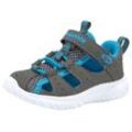 Sneaker KANGAROOS "KI-Rock Lite EV", Gr. 21, blau (steel, grau, brilliant, blau), Synthetik, Textil, sportlich, Schuhe