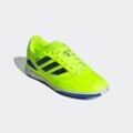 Fußballschuh ADIDAS PERFORMANCE "SUPER SALA COMPETITION III KIDS IN", Gr. 30, lucid lemon, core schwarz, royal blau, Synthetik, Textil, sportlich, Schuhe