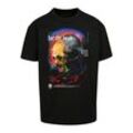 T-Shirt "Upscale by Mister Tee Herren Pray For The Dead Oversize Tee", Herren, Gr. L, schwarz, 100% Baumwolle, UPSCALE BY MISTER TEE, unifarben, casual, oversize, Rundhals, Kurzarm, Shirts