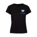 T-Shirt MERCHCODE "Merchcode Ladies Merchcode Football - Scotland T-shirt", Herren, Gr. L, schwarz, 100% Baumwolle, bedruckt, casual, normal, Rundhals, Kurzarm, Shirts