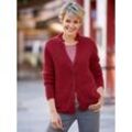 Strickjacke CLASSIC BASICS, Damen, Gr. 38, rot (kirsche), 100% Polyacryl, unifarben, Langarm, Strickjacken