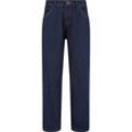 Bequeme Jeans SOUTHPOLE "Southpole Herren Southpole 3D Embroidery Denim", Herren, Gr. 30, Normalgrößen, blau (rawindigio), 100% Baumwolle, unifarben, casual, Jeans