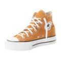 Sneaker CONVERSE "CHUCK TAYLOR ALL STAR LIFT PLATFORM", Gr. 37, braun (gingersnap, weiß, schwarz), Textil, sportlich, Schuhe