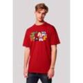 T-Shirt F4NT4STIC "Star Wars Character Logo", Herren, Gr. L, rot, Obermaterial: 100% Baumwolle, casual, regular fit, Rundhals, Kurzarm ohne Bündchen, Shirts, Premium Qualität