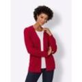 Longstrickjacke CLASSIC BASICS, Damen, Gr. 38, rot, 100% Polyacryl, unifarben, Langarm, Strickjacken