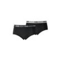 Panty PUMA "Panty 2er Pack", Damen, Gr. S, schwarz, Obermaterial: 57% Baumwolle CO. 38% Modal CMD. 5% Elasthan EL., Unterhosen