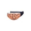 Slip SKINY "Slip 2er Pack", Kinder, Gr. 152, orange (schwarz, orange), Obermaterial: 95% Baumwolle CO. 5% Elasthan EL., Unterhosen