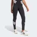 Trainingstights ADIDAS SPORTSWEAR "W FI 3S LEGGING", Damen, Gr. XS, N-Gr, schwarz, Obermaterial: 90% Baumwolle, 10% Elasthan, sportlich, Hosen