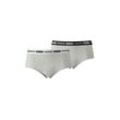 Panty PUMA "Panty 2er Pack", Damen, Gr. L, grau, Obermaterial: 57% Baumwolle CO. 38% Modal CMD. 5% Elasthan EL., Unterhosen