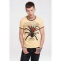 T-Shirt LOGOSHIRT "Spider-Man", Herren, Gr. L, bunt, 100% Baumwolle, bedruckt, casual, normal, Rundhals, Kurzarm, Shirts, mit detailliertem Print