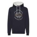 Kapuzenpullover FQ1924 "Hoodie FQThorin", Herren, Gr. M, blau (navy blazer), Obermaterial: 80% Baumwolle CO. 20% Polyester PES., casual, normal, Langarm, Pullover