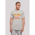 T-Shirt F4NT4STIC "New York TEE UNISEX", Herren, Gr. XXL, grau (erdgrau), Obermaterial: 100% Baumwolle, casual, regular fit, Rundhals, Kurzarm ohne Bündchen, Shirts, Print