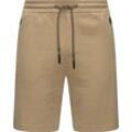 Shorts RAGWEAR "Roydy", Herren, Gr. XL (54), Normalgrößen, beige (sand), Material: 50% Baumwolle, 50% Polyester, sportlich, bequem knieumspielend, Hosen, Stylische Herren Joggpants mit Reißverschlusstaschen