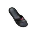 Badeschuh ARENA "Nina Pool Slides", Gr. 36, schwarz (schwarz, schwarz_g), Obermaterial: 45% Polyester, 35% PVC, 20% Polyurethan, sportlich, Schuhe