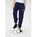 Trainingshose PUMA "ACTIVE TRICOT PANTS CL B", Kinder, Gr. 152, N-Gr, blau (peacoat), Piquu00e9, Obermaterial: 100% Polyester, unifarben, sportlich, regular fit normal, Hosen