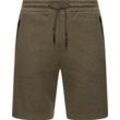 Shorts RAGWEAR "Roydy", Herren, Gr. L (52), Normalgrößen, grün (olivgrün), Material: 50% Baumwolle, 50% Polyester, sportlich, bequem knieumspielend, Hosen, Stylische Herren Joggpants mit Reißverschlusstaschen