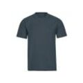 T-Shirt TRIGEMA "TRIGEMA T-Shirt DELUXE Baumwolle", Herren, Gr. XXL, grau (anthrazit), 100% Baumwolle, Basic, Kurzarm, Shirts