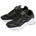 Sneaker FILA "COLLENE wmn", Gr. 37, schwarz, Synthetik, Textil, sportlich, Schuhe