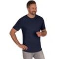 T-Shirt TRIGEMA "TRIGEMA T-Shirt aus 100% Biobaumwolle", Herren, Gr. XXL, blau (navy, c2c), 100% Baumwolle (Bio-Baumwolle kbA), Basic, Kurzarm, Shirts