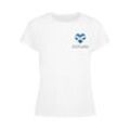 T-Shirt MERCHCODE "Merchcode Ladies Merchcode Football - Scotland T-shirt", Herren, Gr. L, weiß, 100% Baumwolle, bedruckt, casual, normal, Rundhals, Kurzarm, Shirts