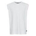 Tanktop SOLID "Tanktop SDVicente", Herren, Gr. XL, weiß, Obermaterial: 100% Baumwolle CO., casual, normal, Rundhals, ohne Ärmel, Tops