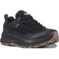 Wanderschuh ICEPEAK "ACKAS MS", Gr. 38, schwarz, Synthetik, sportlich, Schuhe