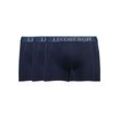 Boxershorts LINDBERGH "Lindbergh Unterhose", Herren, Gr. L, blau (navy), Oberstoff: 95% Baumwolle, 5% Elasthan, Unterhosen