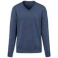 V-Pullover aus 100% Premium-Kaschmir Peter Hahn Cashmere blau