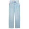 TOM TAILOR DENIM Damen Wide Leg Jeans mit Stretch-Anteil, blau, Uni, Gr. XL