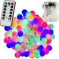 Voltronic - 200 led Lichterkette Party, bunt, Batt, fb