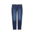 Slim-fit-Jeans MARC O'POLO "aus stretchigem Cashmere-Touch-Denim", Damen, Gr. 25, Länge 32, blau, Obermaterial: 92% Baumwolle, 6% Elastomultiester, 2% Elasthan, unifarben, casual, slim fit normal, Jeans