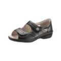 Sandale, Damen, Gr. 4,5, schwarz, Glattleder, HALLUX SOFT BY GOLDKRONE, sportlich, Schuhe